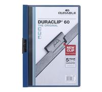 Duraclip portafolios resistente azul oscuro A4 para 60 páginas