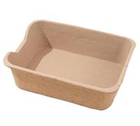 Duradera Arenero Gato Caja De Arena Desechable para Gatos, Abierta para, Orinal Semicerrada, Inodoro Profundo Lados Altos, Bandeja para para Servicio Pesado(5pcs)