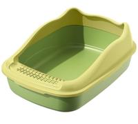 Duradera Arenero Gato Caja De Arena para Gatos Grandes, Contenedor para, Inodoro Extraíble para Gatitos, para para Servicio Pesado