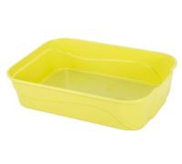 Duradera Arenero Gato Evite Fugas De Arena, Abra La Caja, Bandeja para Gatos con Tapa Abierta para Y Conejos Servicio Pesado(Grün)