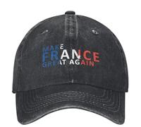 Duradero Make France Great Again Unisex Adolescentes Hip Hop Hats Summer Casual Outdoor Sun Snapback CapEsencial para el otoño