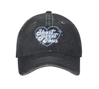 Duraderos Hombres Mujeres Short N Sweet Tour Carpintero Sombreros Impresos Moda Algodón Desgastado Ajustable para Sombrero a Prueba de Viento
