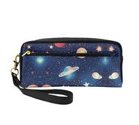 DURAGS Bolsa de maquillaje portátil con estampado de girasol, la pequeña bolsa de maquillaje perfecta para viajes, Starry Sky Universe Space1, Talla única