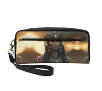 DURAGS Bolsa de maquillaje portátil con impresión de la serie Ancient Egypt Tribe, la pequeña bolsa de maquillaje perfecta para viajes, Serie de la tribu del antiguo Egipto, Talla única