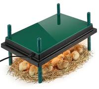 Dural’s® Küken-Wärmeplatte 30x40cm (-80% Energie) mit Abdeckung - 30W Aufzuchtplatte (25-30 Küken) - Höhenverstellbar 20cm - Sanfte Anti-Stress-Wärme + E-Book