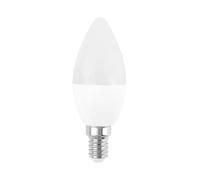 Duralamp cc3735wf Bombilla A Vela Deco LED Hasta e14 5,3w 230v 3000° K Opal Lu
