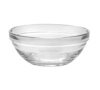 Duralex 6x Tazón de Vidrio Transparente Redondo Ø12 cm para Postre/Ensalada