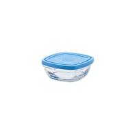 Fiambrera Hermética Duralex Freshbox Azul Cuadrada (300 ml) (11 x 11 x 5 cm)