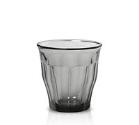 Duralex® Colección Le Picardie® | Vaso de agua, zumo, soda color gris 31 cl | Juego de 6 piezas | Cristal ultra resistente a los arañazos, compatible con microondas y lavavajillas, Made in France