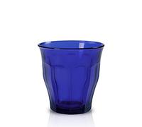 Duralex® Colección Le Picardie® | Vaso de agua, zumo, soda de color zafiro 31 cl | Juego de 6 piezas | Cristal ultra resistente a los arañazos, compatible con microondas y lavavajillas, Made in France