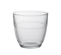 DURALEX - SET DE 4 VASOS TRANSPARENTE 220CC GIGOGNE - Set Vasos de Vidrio Presentación Elegante - Set de Vasos Duraderos y Resistentes - Set de Vasos Versátiles Adecuados para Bebidas Frías y
