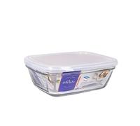Duralex Fiambrera Rectangular con Tapa Freshbox 1,1 L Transparente Rectangular