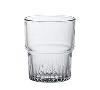 DURALEX - Juego de 4 vasos de agua de cristal templado transparente (20 iámetro de 7,1 cm, altura 8,6 cm)
