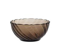Duralex Juego de 6 cuencos de vidrio para postre Sundae de cristal de color marrón, cuencos de postre de gambas para cócteles, aperitivos, ensaladas de frutas, postre para servir helados