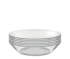 Duralex - Lys Calotte Plate 21 cm Set Of 6 by Duralex