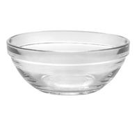 Duralex - Lys Stackable Clear Bowl 12 cm (4 3/4 in) Set Of 6 by Duralex