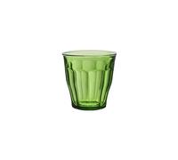 Duralex Set 4 Vasos Vidrio Templado 25cl Apilables, Pack Vasos Cocina Resistentes para Agua Zumo Refresco, Uso Diario, Colores Surtidos Colección Picardie