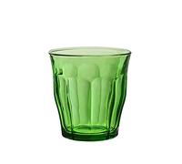 Duralex Set 4 Vasos Vidrio Templado 31cl Apilables, Pack Vasos Cocina Resistentes para Agua Zumo Refresco, Uso Diario, Colores Surtidos Colección Picardie