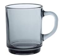 Duralex Set 6 Tazas Vidrio Templado 26cl Apilables, Taza Cocina Resistente para Café Té Desayuno, Uso Diario, Pack Tazas Vidrio Colores Variados Colección Versailles