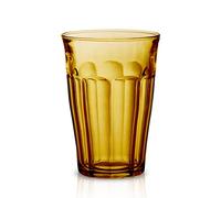 Duralex® Colección Le Picardie® | Vaso de agua, jugo, soda color Vermeil 36 cl | Juego de 6 piezas | Cristal ultra resistente a los arañazos, compatible con microondas y lavavajillas, Made in France
