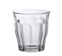 Duralex - Set de 4 Vasos Duralex Picardie 310 ml,Blanco,Gris,Naranja,Verde,Vaso para agua,bebida | Amystyle