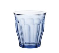 Duralex Set de Vasos Picardie Gris 250 ml - Juego de 6 Vasos de Vidrio Templado Resistente y Apilable - Diseño Clásico y Elegante