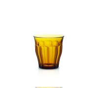 Duralex Set of 6 Picardie Tumblers, Amber, 8.75-Oz. by