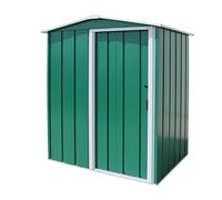 Duramax 5 x 4 ft Eco Metal cobertizo con OW Trim - Verde