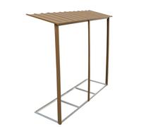 Duramax Alpine - Extensión de toldo de 2 x 8 (1,40 m2), Apta para cobertizo de jardín de Metal Alpino de 10 x 8 Pulgadas, Hecho de cobertizo de Acero galvanizado en Caliente, Techo Reforzado