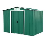 Duramax - caseta cobertizo jardín - ECO 8X6 - Metal - color verde