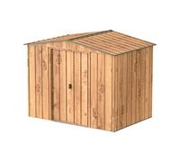 Duramax - caseta cobertizo jardín - TOP ARTEMISA 8X6 - Metal - color imitación madera