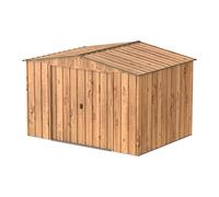 Duramax - caseta cobertizo jardín - TOP HERCULES 10x8 - Metal - color imitación madera