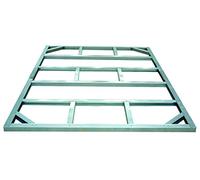 Duramax - Estructura de suelo para caseta - Colossus y Hércules - Metal - gris - 10 x 8