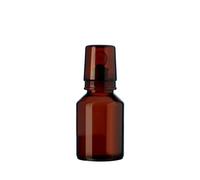Duran 21 275 36 6 Acid tapas Botella con mango de NS Tapón, steil Pecho intercambiables Cristal Tapa, 19/17 NS, volumen 250 ml, color marrón (10 unidades)