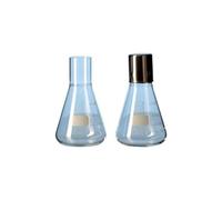 DURAN 21 771 63 Erlenmeyer - Frasco de cultivo para tapas de metal, 166 mm x 302 mm, 2000 ml, 10 unidades