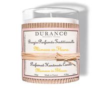 Durance Mimosa in Bloom - Vela perfumada hecha a mano de 180 g, vela perfumada de lujo con tarro de cristal, vela de 40 horas de combustión larga, vela de aromaterapia con fragancia para el hogar