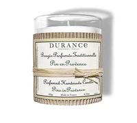 Durance Vela perfumada de pachulí hecha a mano, 180 g, vela perfumada de lujo con tarro de cristal, vela de 40 horas de combustión larga, vela de aromaterapia con fragancia para el hogar