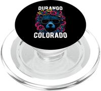 Durango Colorado USA - Oso Divertido con diseño de Flores PopSockets PopGrip para MagSafe