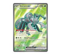 Durant ex 215/191 - Tarjeta de Pokémon de arte completo ultra rara | Cartas Pokémon brillantes | Pokémon EX | chispas emergentes | Pokémon escarlata y violeta | Autenticado por Titan Cards