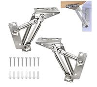 DURANTEY 2PCS Bisagra con Muelle para Puerta Bisagras Puertas Cocina 90 Grados Bisagra de Resorte para Puerta Abatibles Bisagra Muelle de Acero Carbono para Cama Sofá Puerta de Mueble Armario