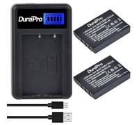 DuraPro 2 pilas KLIC-5001 KLIC 5001 + cargador USB LCD para Kodak EasyShare P712 P850 P880 Z730 Z730 Z7590 Z7590 Z760 Z760 DX6490 DX7440 0 DX75 90 DX7590 DX7630 Zoom Digital Cameras