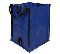 DuraSack Bolsa resistente para el hogar y el patio, bolsa de polipropileno tejida de 48 galones, bolsa de jardín reutilizable para césped y hojas con asas de transporte reforzadas, cubo de basura