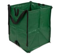 DURASACK Bolsas resistentes para el hogar y el patio, 48 galones, reutilizables, autoportantes, para césped y hojas, con asas reforzadas, color verde