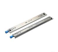 Durashmall 1 par de guías de cajón resistentes de 18 a 24 pulgadas, rodamiento de bolas de extensión completa con cerradura Q235 de acero al carbono para equipos industriales, gabinetes, muebles