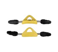 Durashmall 2 correas de aleta de resorte de buceo de acero inoxidable 304 antideslizantes de repuesto para aletas Mares XS S M L azul, negro, rojo, amarillo (XS amarillo)