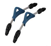 Durashmall 2 correas de aleta de resorte de buceo de acero inoxidable 304 antideslizantes de repuesto para aletas Mares XS S M L azul, negro, rojo, amarillo (M azul)