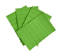 Durashmall 4 almohadillas antideslizantes de EVA para tabla de surf, protectores de cubierta con patrón de ranura para tabla de surf y kitesurf, color negro, azul, verde (verde)