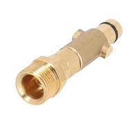 Durashmall Adaptador de bayoneta de latón M22 rosca macho para lavadora de alta presión Nilfisk, conector de espuma, 140 bar, 20 L, caudal mínimo, ajuste de equipo de alimentación de jardín