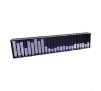 Durashmall Analizador de audio LED activado por voz Barra de luz de ritmo musical con 6 modos de brillo ajustable alimentado por USB para decoración de sala de juegos de coche, 25,5 cm, blanco
