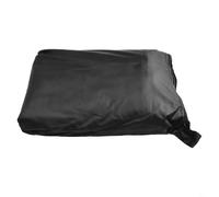 Durashmall Bolsa de almacenamiento de hojas de tractor para cortacésped, colección de barrenderos con cordón impermeable, gran capacidad, fácil de colocar, diseño plegable, color negro (78.7 x 51